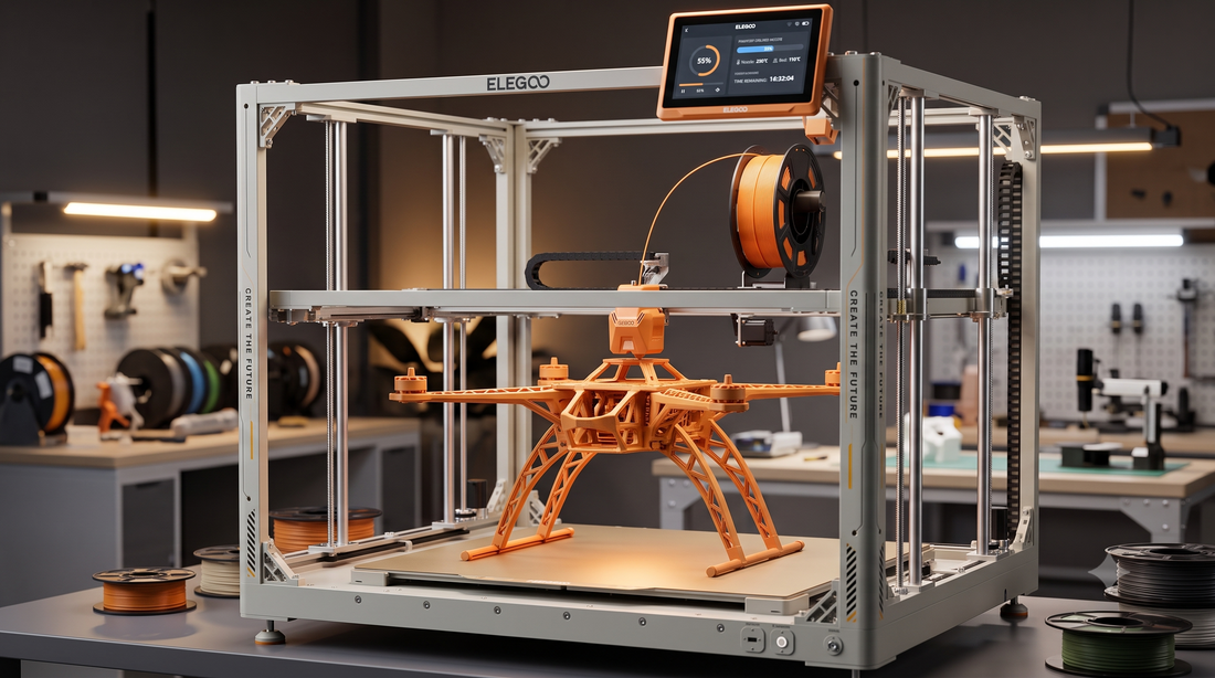 The Colossus: Why the Elegoo Orange Storm Giga is the Ultimate Large-Scale FDM 3D Printer | Elegoo Africa