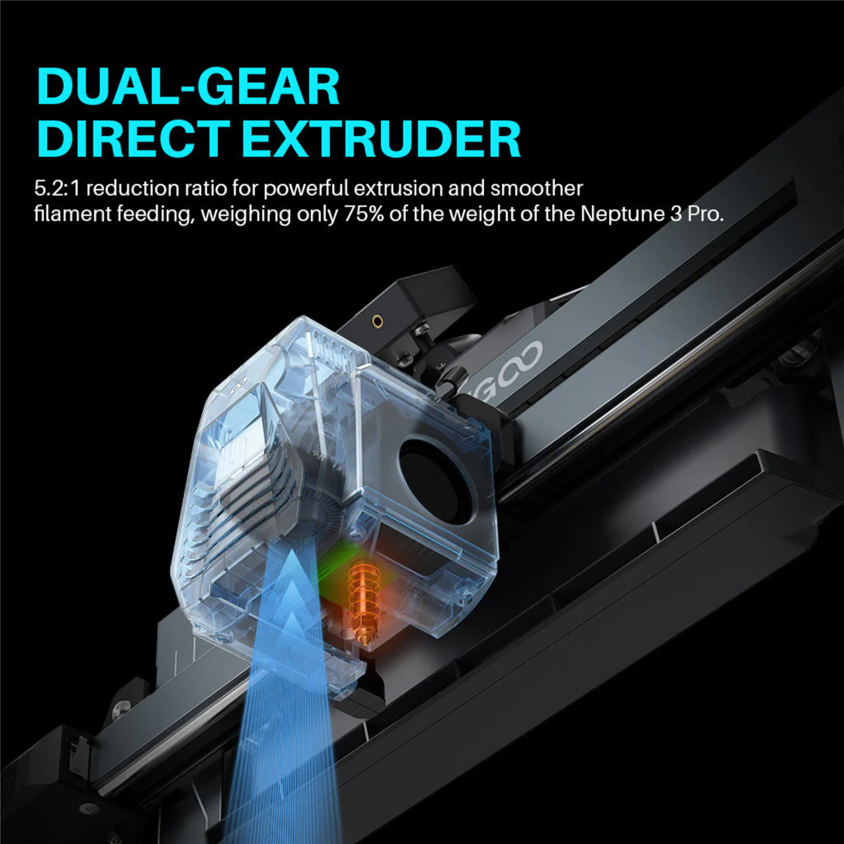 Neptune 4 Plus/4 Max Assembled Extruder Kit