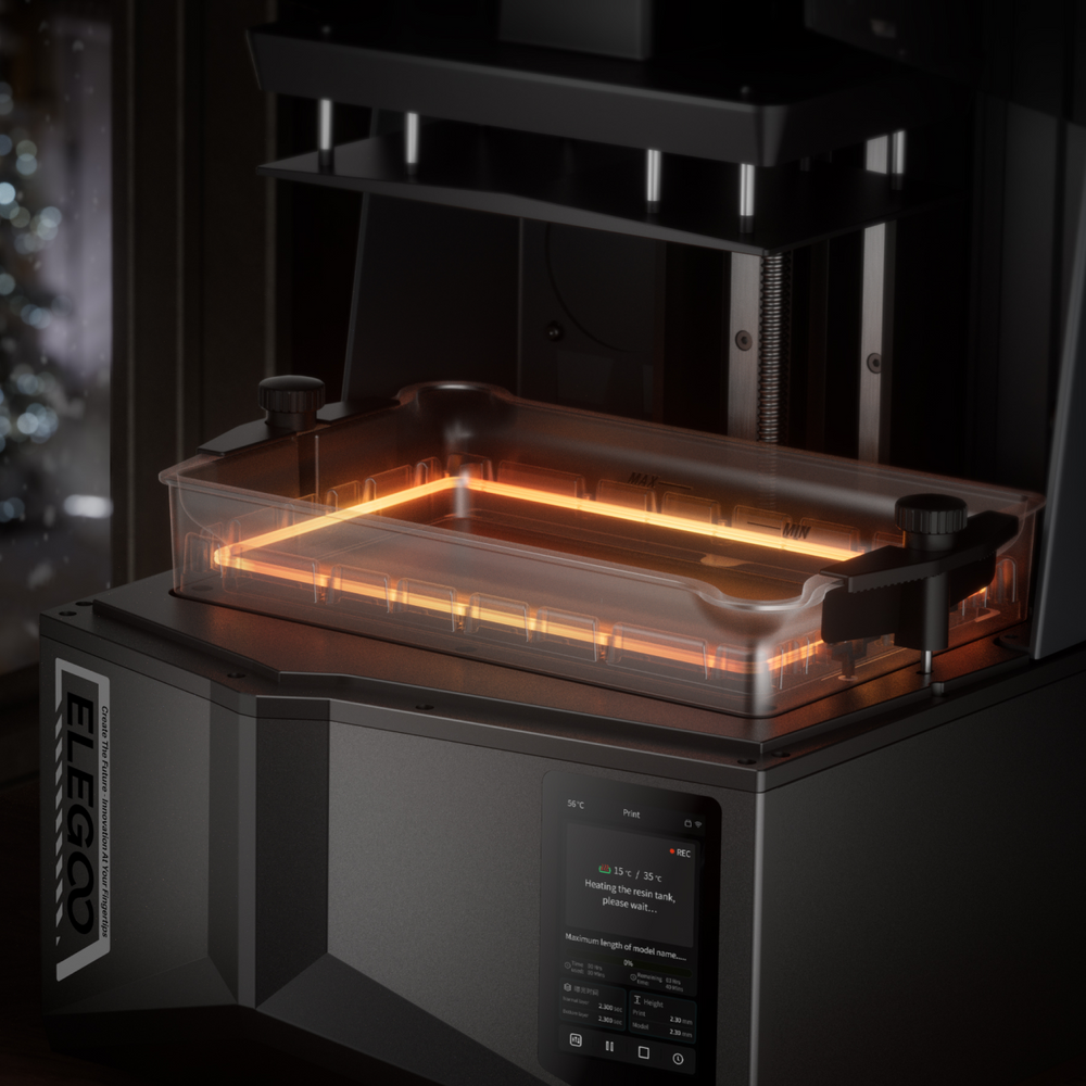 Smart Tank Heating, Flawless Prints at 30 °C