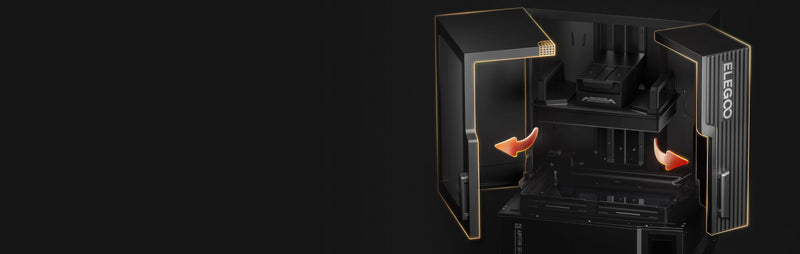 Double-Door DesignQuick access to prints with dual doors featuring rubberized corner protection