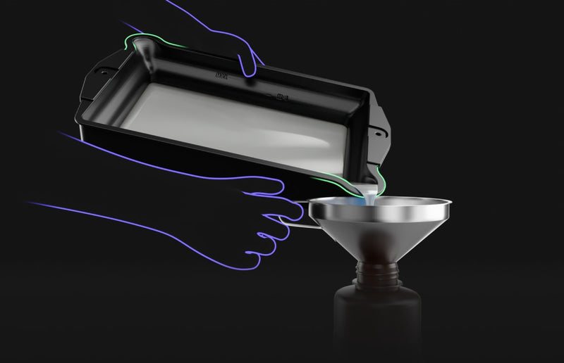 Dual Pour Spouts Resin TankConvenient Pouring